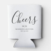 Minimal und Chic | Hochzeit Dosenkühler (Rückseite)
