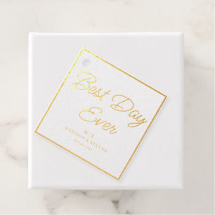 Minimal und Chic   Hochzeit Geschenkanhänger