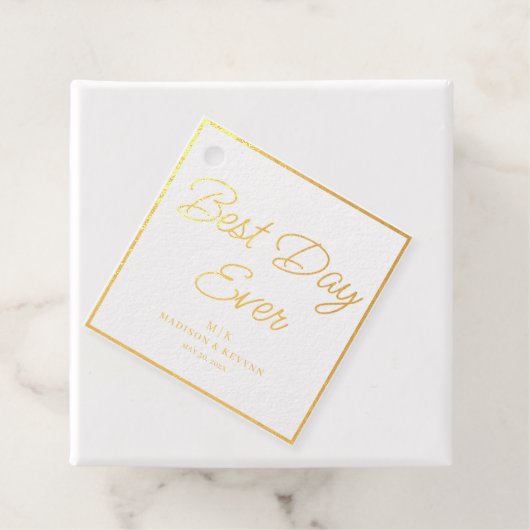 Minimal und Chic | Hochzeit Geschenkanhänger (Mit Box)