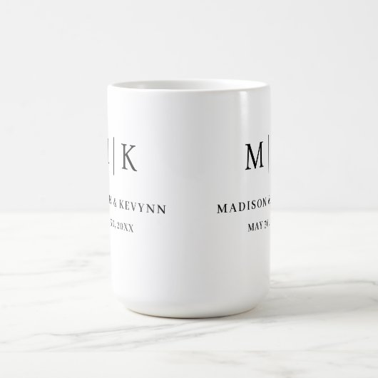 Minimal und Chic | Hochzeit Kaffeetasse (Mittel)