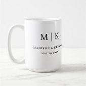 Minimal und Chic | Hochzeit Kaffeetasse (Links)