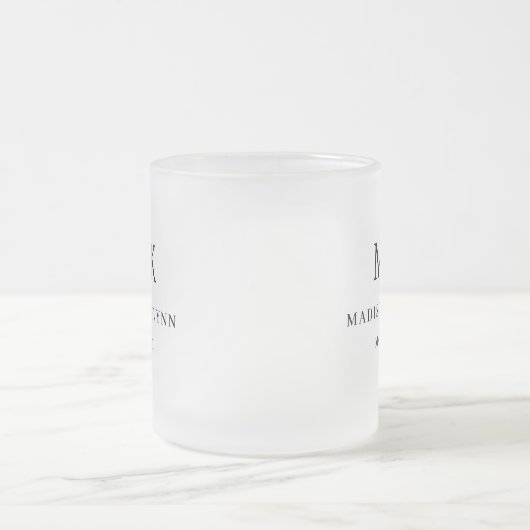 Minimal und Chic | Hochzeit Mattglastasse (Mittel)