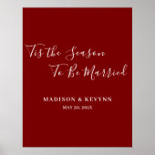 Minimal und Chic | Hochzeit Poster (Vorne)