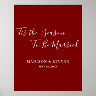 Minimal und Chic   Hochzeit Poster