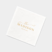 Minimal und Chic | Hochzeit Servietten Mit Folie (Links)