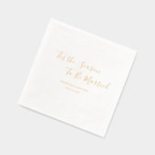 Minimal und Chic | Hochzeit Servietten Mit Folie (Links)