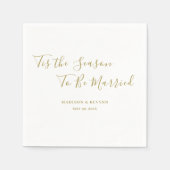 Minimal und Chic | Hochzeit von Napkins Serviette (Vorderseite)