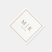 Minimal und Chic | Hochzeit von Napkins Serviette (Ecke)