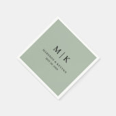 Minimal und Chic | Hochzeit von Napkins Serviette (Ecke)