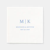 Minimal und Chic | Hochzeit von Napkins Serviette (Vorderseite)