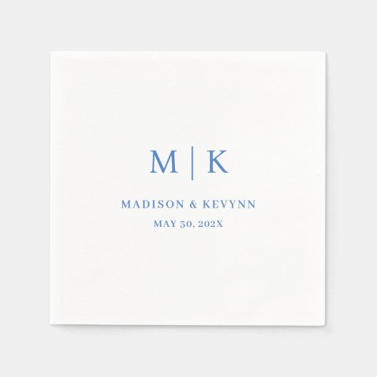 Minimal und Chic | Hochzeit von Napkins Serviette (Vorderseite)