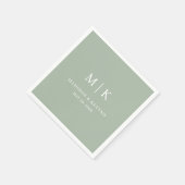 Minimal und Chic | Hochzeit von Napkins Serviette (Ecke)