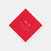 Minimal und Chic | Hochzeit von Napkins Serviette (Ecke)