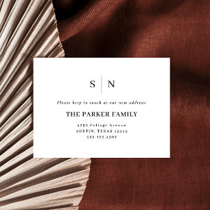 Minimal und Chic   New Address Insert