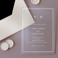 Minimal und Chic | White Border Wedding