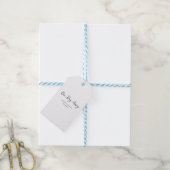 Minimal und elegant | Hochzeit Geschenkanhänger (Mit Garn)