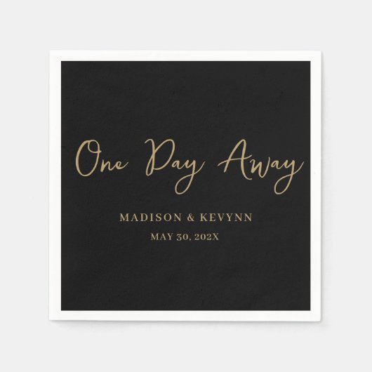 Minimal und elegant | Hochzeit von Napkins Serviette (Vorderseite)