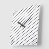 Minimal und modern quadratische wanduhr (Winkel)