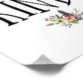 Minimal und modern sein gütiges Kinderzimmer Poster (Ecke)