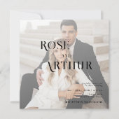 Minimal und schick, schwarz und weiß (Vorderseite)