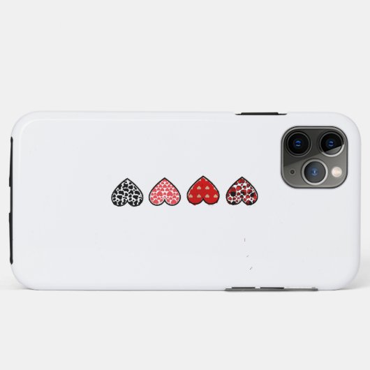 minimal valentine hearts / “cute love pattern” Case-Mate iPhone hülle (Rückseite (Horizontal))