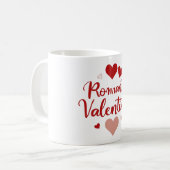 Minimal Valentine’s Day Love Typography Design | R Kaffeetasse (Vorderseite Links)