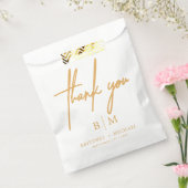 Minimal Vielen Dank für Ihre Hochzeit Mustard Yell Geschenktütchen (Versiegelt)