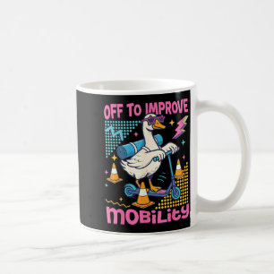 Minimal Vintage 90er Physiotherapeut Gans Kaffeetasse