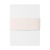 Minimal warm beige einladungsbanderole (Rückseitenbeispiel)