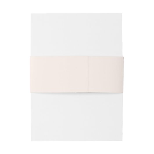 Minimal warm beige einladungsbanderole (Rückseitenbeispiel)