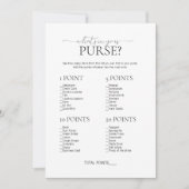 Minimal, was in deinem Brautparty steckt Einladung (Vorderseite)