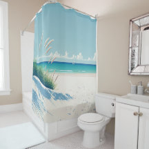 Minimal Wasserfarbe Personalisiertes Weißes Meer