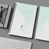 Minimal Watercolor Floral Customizable Planner Planer
