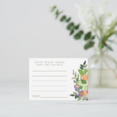 Minimal Watercolor Orange Morgengrauen Begleitkarte (Stehend Vorderseite)