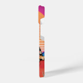 Minimal Wave iPhone 14 Case Hülle (Linke Seite)