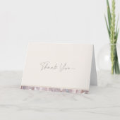 Minimal Wedding Thank You Card  Einladung (Vorderseite)