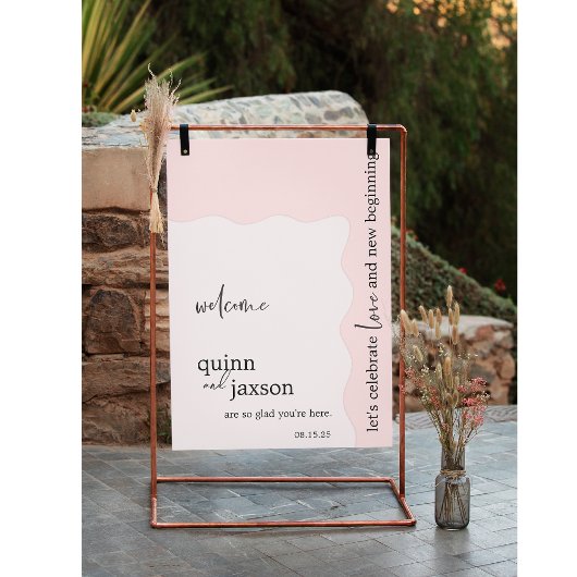 Minimal Wedding Welcome Sign Poster