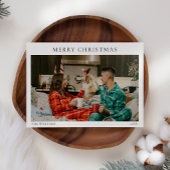 Minimal Weihnachten Modernes Familienportrait