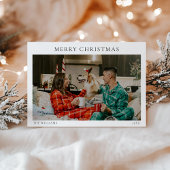 Minimal Weihnachten Modernes Familienportrait