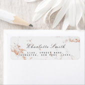 Minimal weißes Rosengold Kupfermarmor UAWG (Insitu)