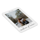 Minimal Werden Sie meine Matron der Ehre Foto Chic Magnet (Rechte Seite)