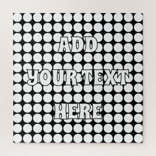 Minimal White Dots on Solid Black Background Puzzle (Vertikal)