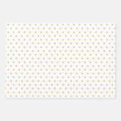 Minimal White Gold Weihnachtsbaum Geschenkpapier Set (Vorderseite 3)