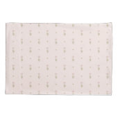 Minimal Wildflower Pattern with Dots Kissenbezug (Rückseite)