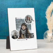 Minimal Winter Aesthetic Photo Collage Fotoplatte