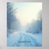 Minimal Winter Calm Poster – Neutral Wall Art (Vorne)