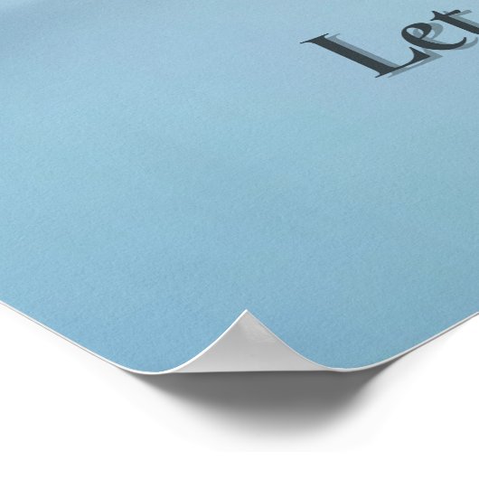 Minimal Winter Calm Poster – Neutral Wall Art (Ecke)