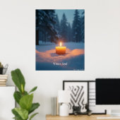 Minimal Winter Calm Poster – Neutral Wall Art (Heimbüro)