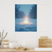Minimal Winter Calm Poster – Neutral Wall Art (Küche)