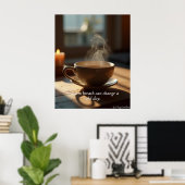 Minimal Winter Calm Poster – Neutral Wall Art (Heimbüro)